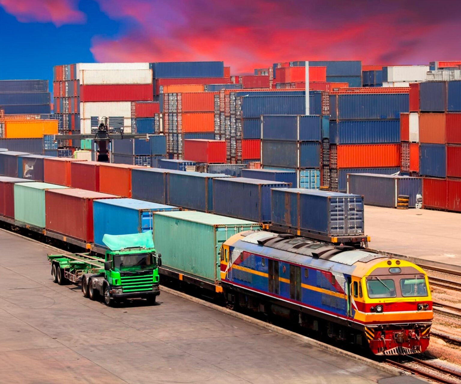 Intermodal transportation - EXPERTRANS - International Freight Forwarder